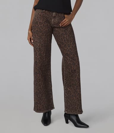 COLETTE-RC High Rise Wide Leg Jeans