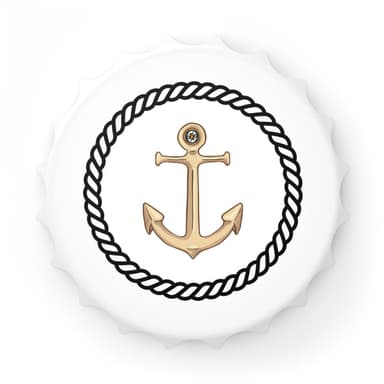 Bottle Opener - Anchor/Rope