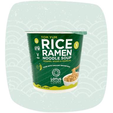 Tom Yum Rice Ramen Noodle Soup