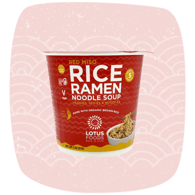 Red Miso Rice Ramen Noodle Soup