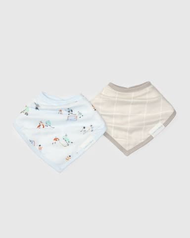 Bandana Baby Bib 2-Pack - Ice Hockey