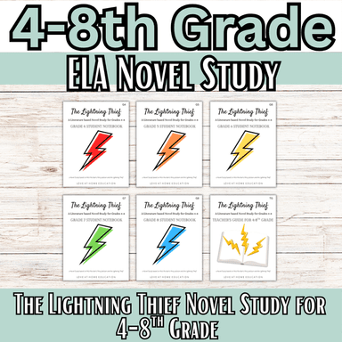 Percy Jackson and the Lightning Thief: 4-8th Grade Novel Study