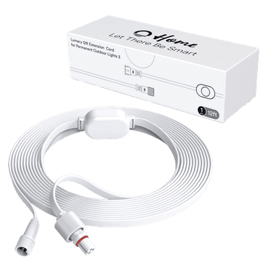 Lumary 12FT Extension Cords for Permanent Outdoor Lights 3