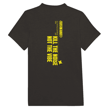 Kill The Noise Not The Vibe Triblend Tee | Black