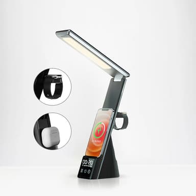 LumiCharge-Mini - 7 in 1 Multifunctional LED Desk Lamp with wireless charger