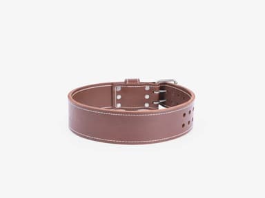 LUXIAOJUN CT710 3" Double Breasted Leather Belt
