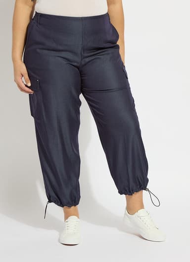 Monique Tailored Cargo Curvy (26" Inseam)