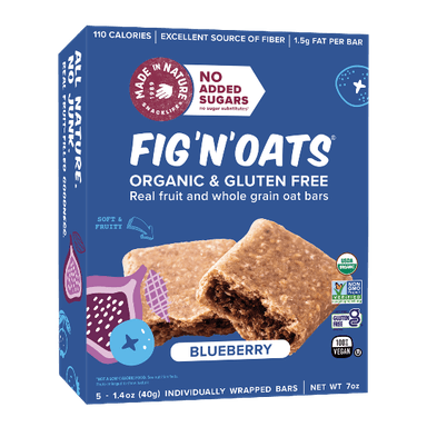 Blueberry Fig'N'Oats Bars (5 pack)
