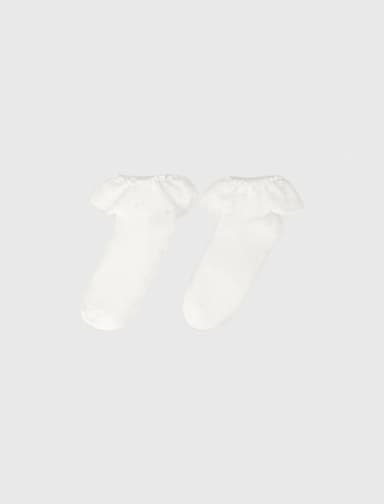 Lace frill socks