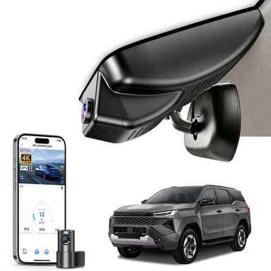 Mangoal Front 4K & Rear 2K HDR Dash Cam Dual STARVIS 2 for Toyota Hilux(pickup)&Fortuner(SUV) 2020-2026