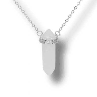 ⚡️ The Master Manifestor Crystal Necklace - silver