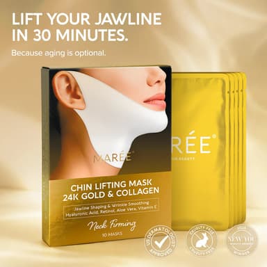 24K Gold V-Line Lifting Mask 10 PCS DDD