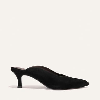 Alison Roman x Margaux: The Parlor Mule - Black Suede