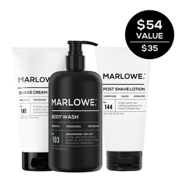 Shower and Shave Set — 3 Full-Size Pieces