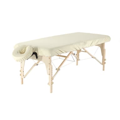 Master Massage Dignity & Luxury Microfiber Table Cover Set 2 Piece Set Nature  - Machine Washable
