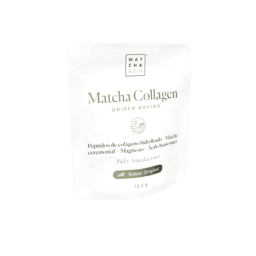 Muestra de Matcha Colágeno Vainilla 