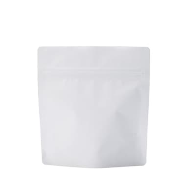 #109 Tenmyo White Label ZIPPER BAG - COLOR: WHITE