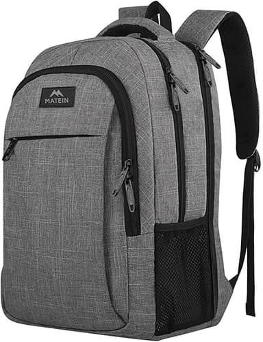 Gray Mlassic Travel Laptop Backpack