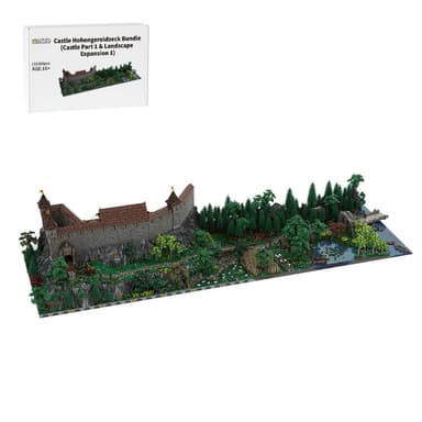 MOC-207737 Castle Hohengeroldseck Bundle Building Blocks (Castle Part 1 & Landscape Expansion 1/132265PCS)by Sir Perceval