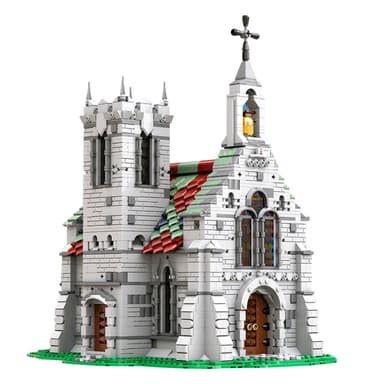 MOC-198172 Old Church Building Blocks Set (2496PCS)