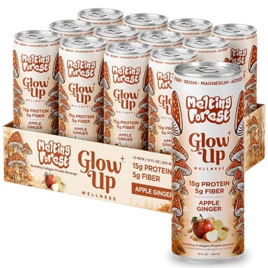 Glow Up Sparkling Collagen Protein – Apple Ginger