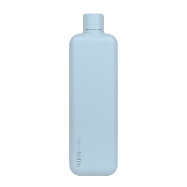 Slim memobottle (Stainless Steel) - Powder Blue