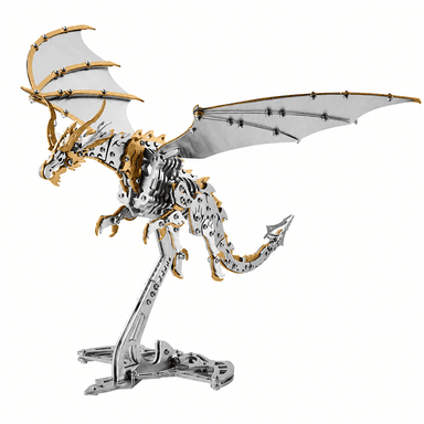Thunder Pterosaur Metal Model Kit 3D Mechanical Fly Dragon Puzzle for Adults