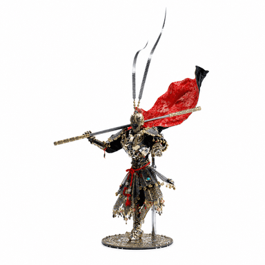 Monkey King Warrior 3D Metal Mech Model Kit – 2600PCS Mythological Mechanical Figure