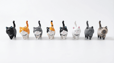 MICHU 3D Cat Fridge Magnet Set