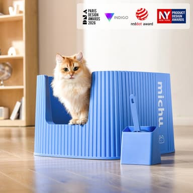Michu XXL Kaia Deluxe Cat Litter Box - Spacious Design