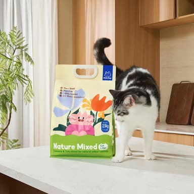 Michu NatureMix Plant Cat Litter –Tofu & Cassava Blend  Litter 5.5lb/88oz