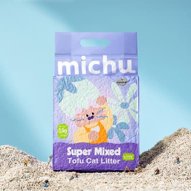 MICHU Mixed Tofu Cat Litter Lite – Low Dust & Odor Control