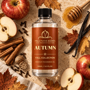 Autumn | Golden Apple & Bergamot · Cedar & Dried Leaves · Amber & Sandalwood