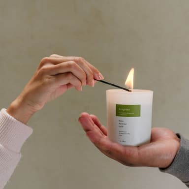 Eucalyptus, Bergamot, & Tangerine | Enlighten Candle