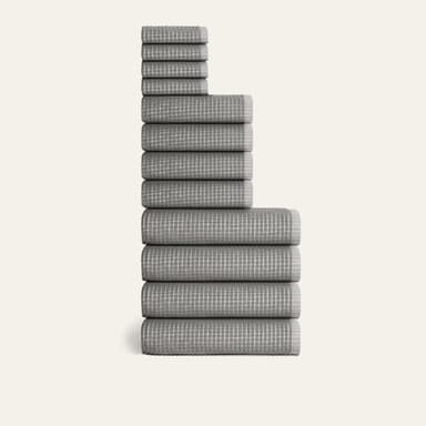 Onsen Sculpted Terry 12pc Move-In Towel Bundle