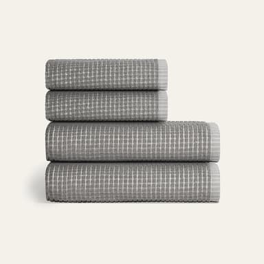 Onsen Sculpted Terry 4pc Towel Bundle