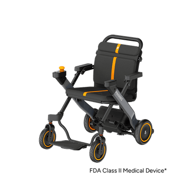 PAISEEC W1 2-in-1 Electric Wheelchair & Rollator – 42 lbs, Folding, Smart Walking Support