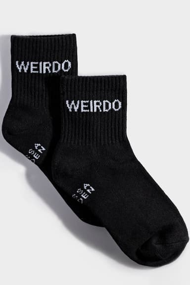 Weirdo Quarter Crew Socks