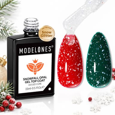 Snowflake Glitter Gel Top Coat