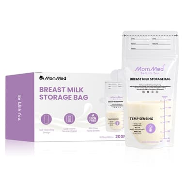 MomMed Breast Milk Storage Bags with Smart Temperature Indicator