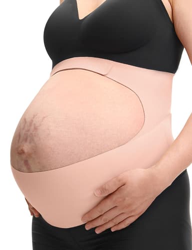 Pregnancy Belly Band, Invisible Pregnancy Belt for Back, Abdomen, Waist