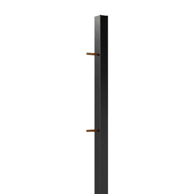6.2 Ft H Aluminum Wall-Mount Gate Post Set for Single Fence Gates