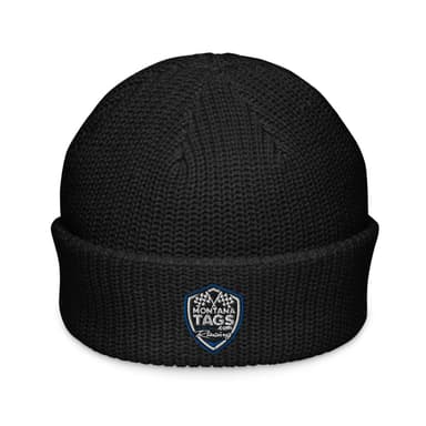 MontanaTags.com Racing Emblem - Fisherman Beanie