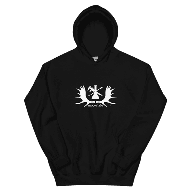 Moose Labs Hoodie - Black or Maroon