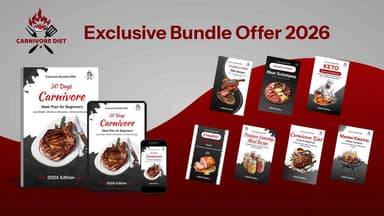 The 30-Days Carnivore Diet Challenge Bundles  (6+ Free Bonuses Books)