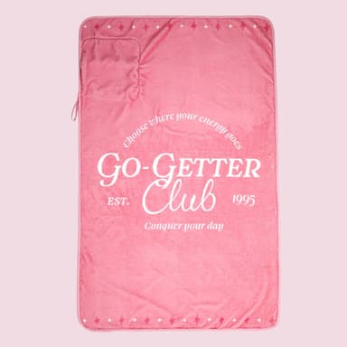 Go-Getter Club Packable Fleece Blanket with Travel Bag