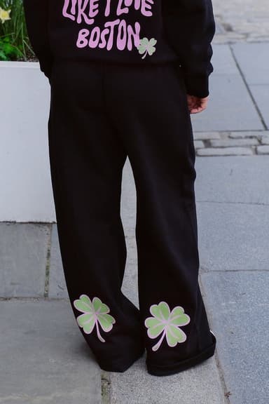 From Boston With Love Wide Leg Sweatpants