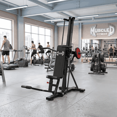 Power Leverage V2 Linear Bearing Shoulder Press – Plate-Loaded Commercial Shoulder Machine