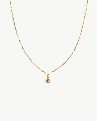 Birthstone Pendant Necklace