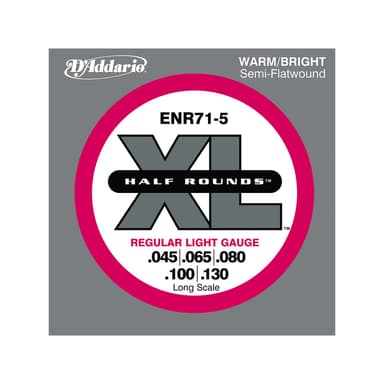 D'Addario D'Addario ENR71 5 Half Rounds Light 5 String Bass Strings
